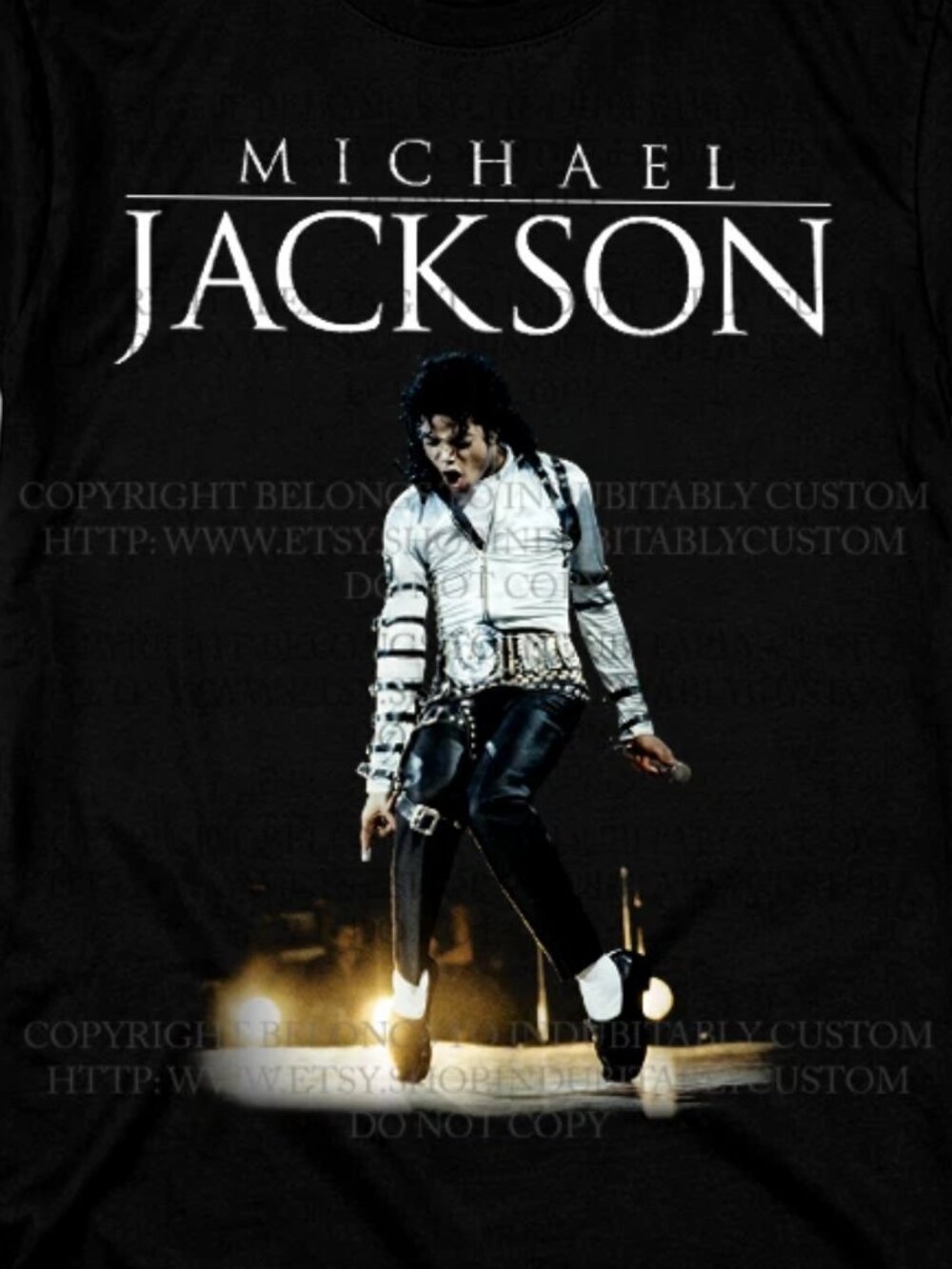 Michael Jackson Graphic T Shirt Vintage Style Fans Tee 301 - Picture 2 of 5